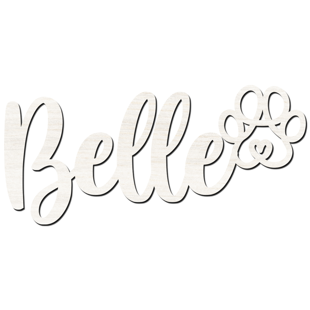 DNPETS Wooden Pet Name with Paw Gift for Dog Mom Dog Dad