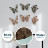 SET OF 3 BLACK BUTTERFLY WOOD WALL DECOR