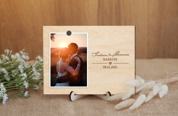 Custom Picture Frame Wedding Gift, Wedding Picture Frame
