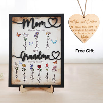First Mom Now Grandma Gift, Mother Day Gift