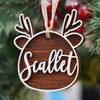 Personalized Pet Face Ornament For Christmas Tree, Wooden Dog Cat Ornament Chrsitmas, Custom Pet Name Wood Hanging Ornament, Cat Sympathy Gifts, Dog Loss Ornament, Pet Remembrance Gift