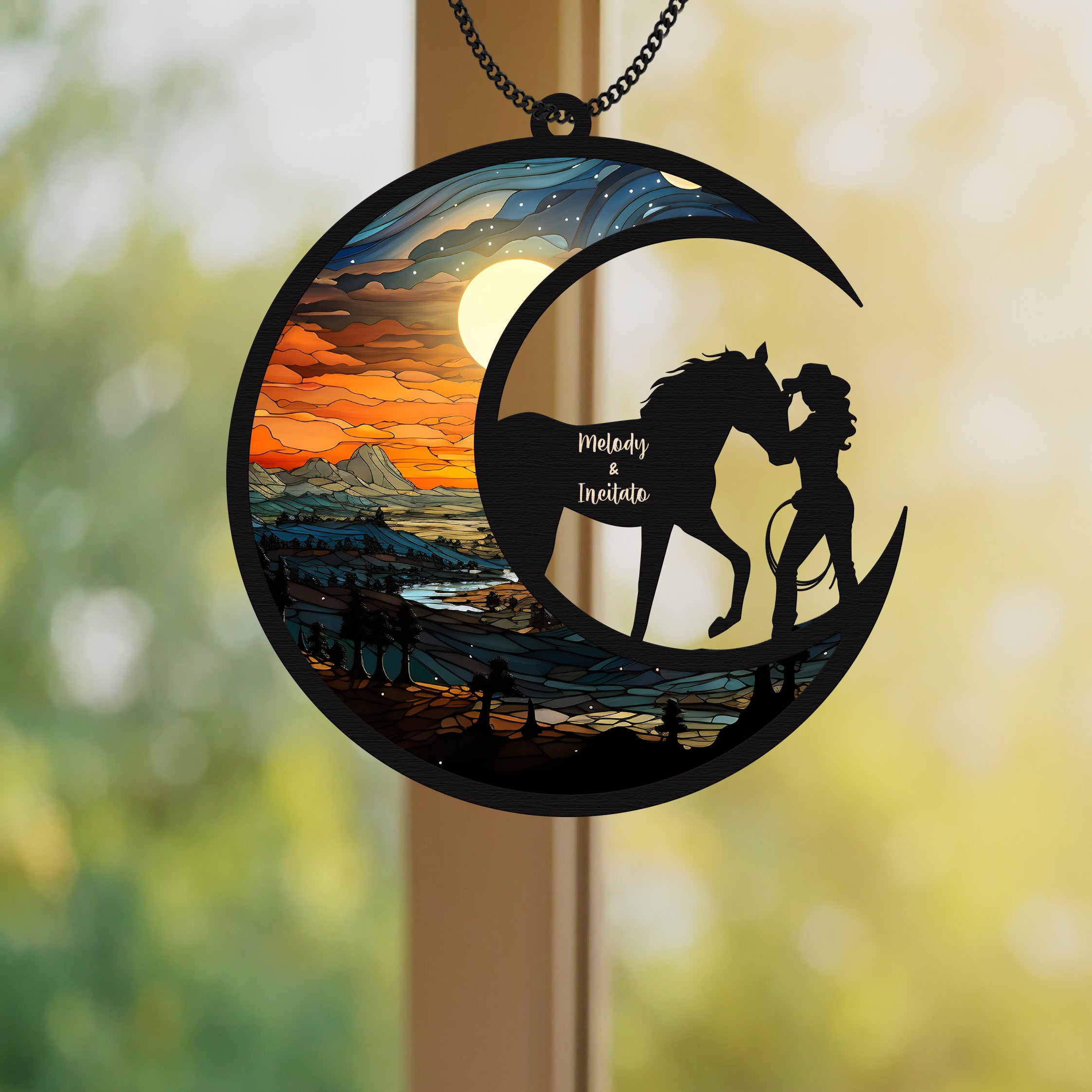 Personalized Pet Memorial Suncatcher, Pet Memorial Suncatcher Sympathy Gift for Loss of Pet