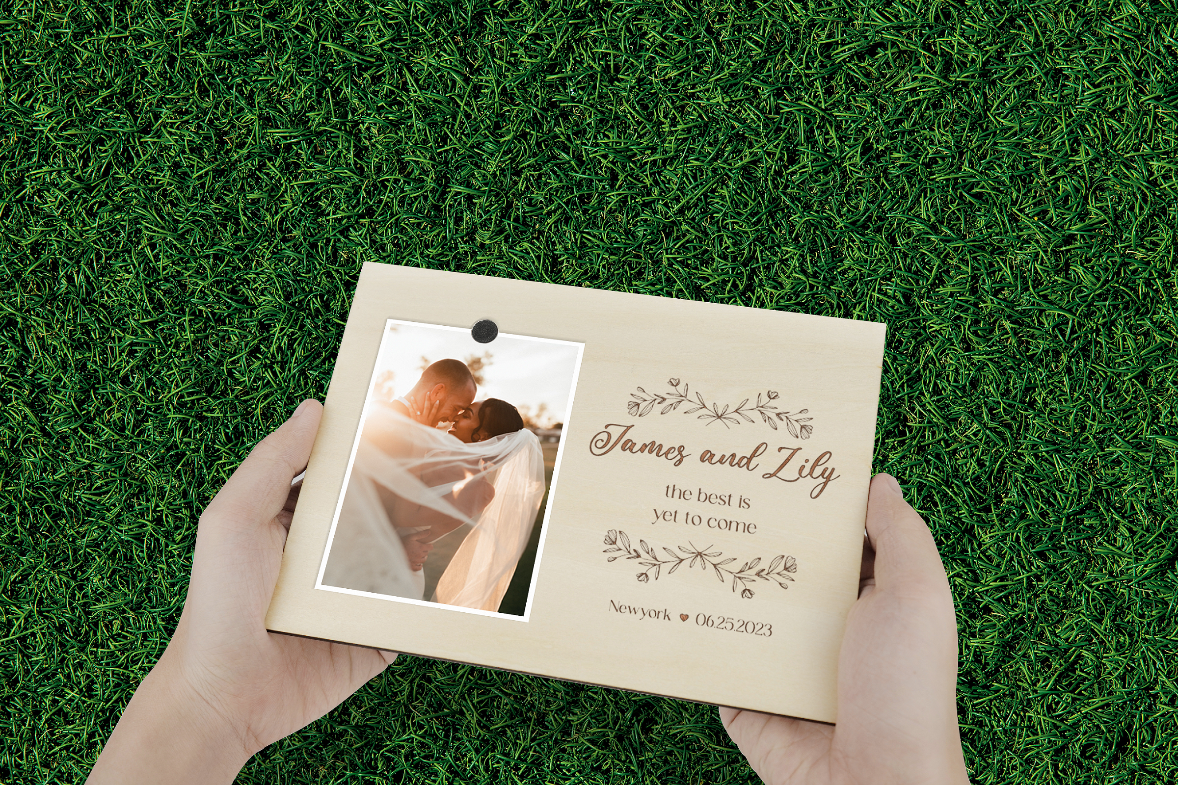 Custom Picture Frame Personalized Wedding Picture Frame Wedding Gift for Couples