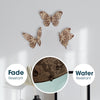 SET OF 3 BROWN BUTTERFLY WOOD WALL DECOR