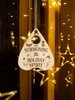 Summoning the Holiday Spirits Planchette Wood Ornament Spooky Christmas Ornament Steampunk Gothic Witchy Ornament Decoration Christmas Tree 2023 |OG-62