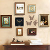 SET OF 3 BROWN BUTTERFLY WOOD WALL DECOR