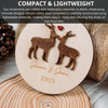 Personalized First Christmas as Mr and Mrs Ornament Custom Reindeer Bear Penguin Couple Christmas Ornaments Engagement Wedding Keepsake Gifts for Newlywed Xmas Tree Decorations