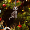 Skeleton Cat Halloween Earrings Christmas Accessory Witch Halloween Costume Jewellery Spooky Wooden Studs Pet Ear Wires for Girl |OG-71