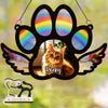 Personalized Pet Memorial Suncatcher, Loss Of Pet Sympathy Gift, Suncatcher For Windows-Home Decor