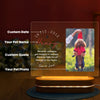 Personalized Pet Memorial Night Light, Loss Of Pet, Pet Sympathy Gift, Pet Memorial Light