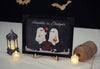 Custom Halloween Couple Frame Forever My Boo Ghost Couple Halloween Decor Ghost Loving Wood Frame Personalize Couple Gift Gothic Home Decor Halloween Gift |HL1- GO-FRAME