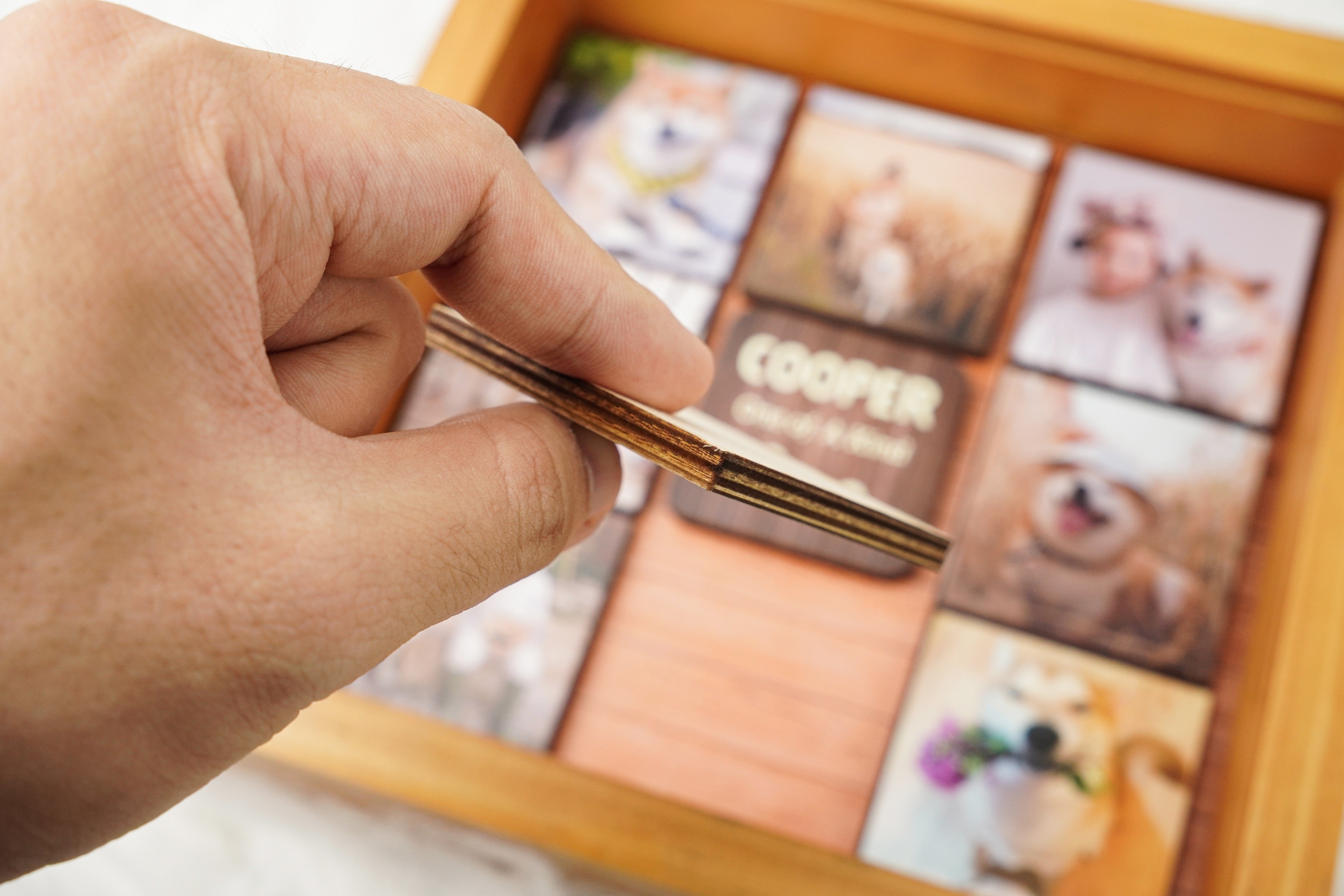 Personalized Pet Memorial Shadow Box SD-PET1