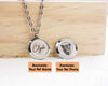 Pet Fur Locket Necklace, Dog Cat Memorial, Pet Loss Gift