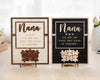 Custom Mother's Day Gift First Mom Wooden Puzzle  Frame