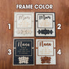 Custom Mother's Day Gift First Mom Wooden Puzzle  Frame