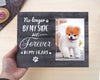 DNPETS Meaningful Pet Memorial Photo Frame Printed Wooden Dog Loss Gift