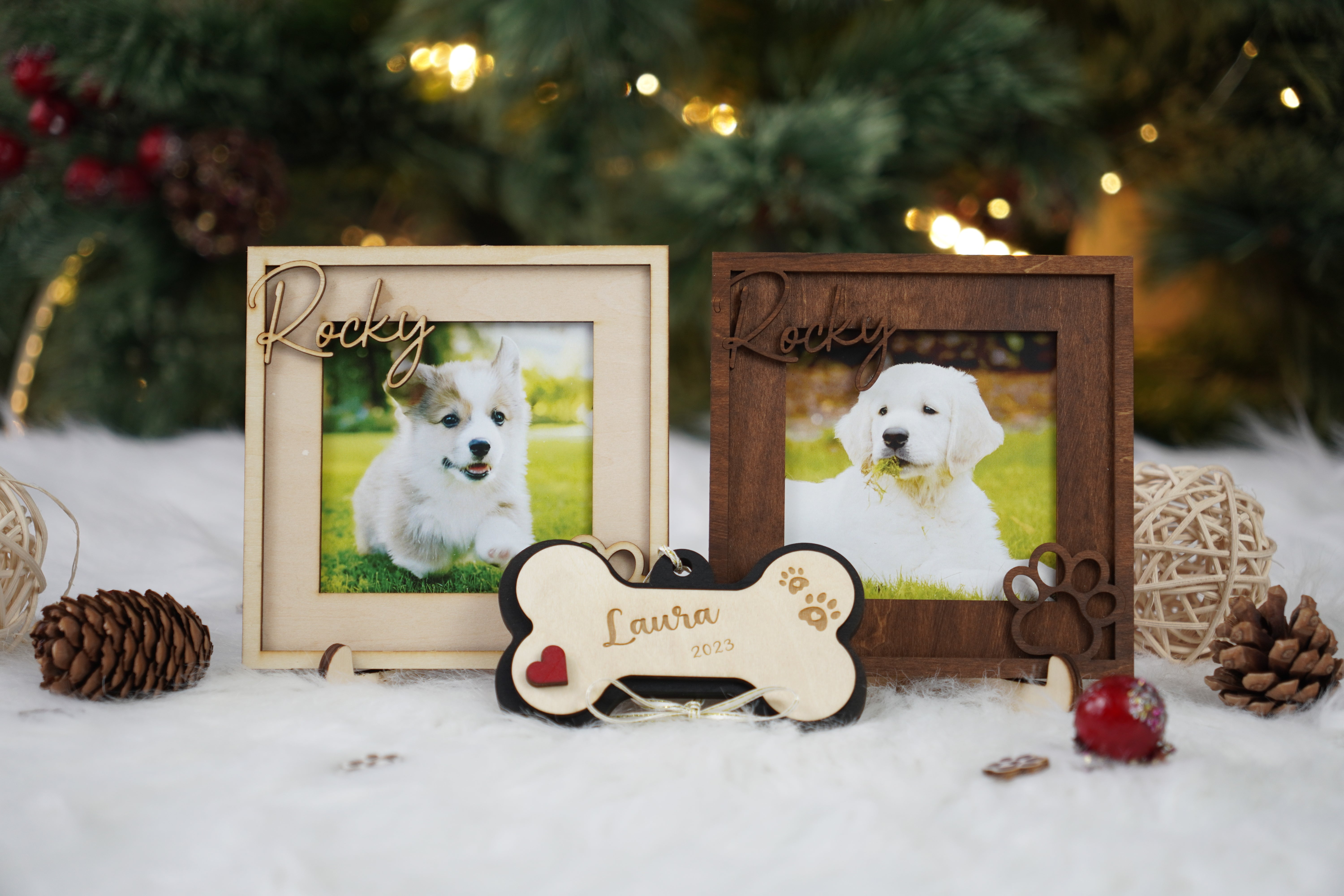 DNPETS Touching Personalized Dog Picture Frame Pet Lover Gift