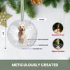 Personalized Pet Memorial Ornament with Photo, Dog Memorial Christmas Ornament, Pet Loss Gift, Dog Memorial Gift, Dog Remembrance Keepsake