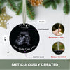 Personalized Pregnancy Announcement Ornament, Sonogram Picture Ornament, Ultrasound Picture Ornament, Bumps First Christmas Ornament Xmas Tree Home Decor Gifts for Expecting Grandparents Parents