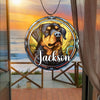 DNPETS | Heartwarming Dog Portrait Memorial Suncatcher Gift for Pet Loss