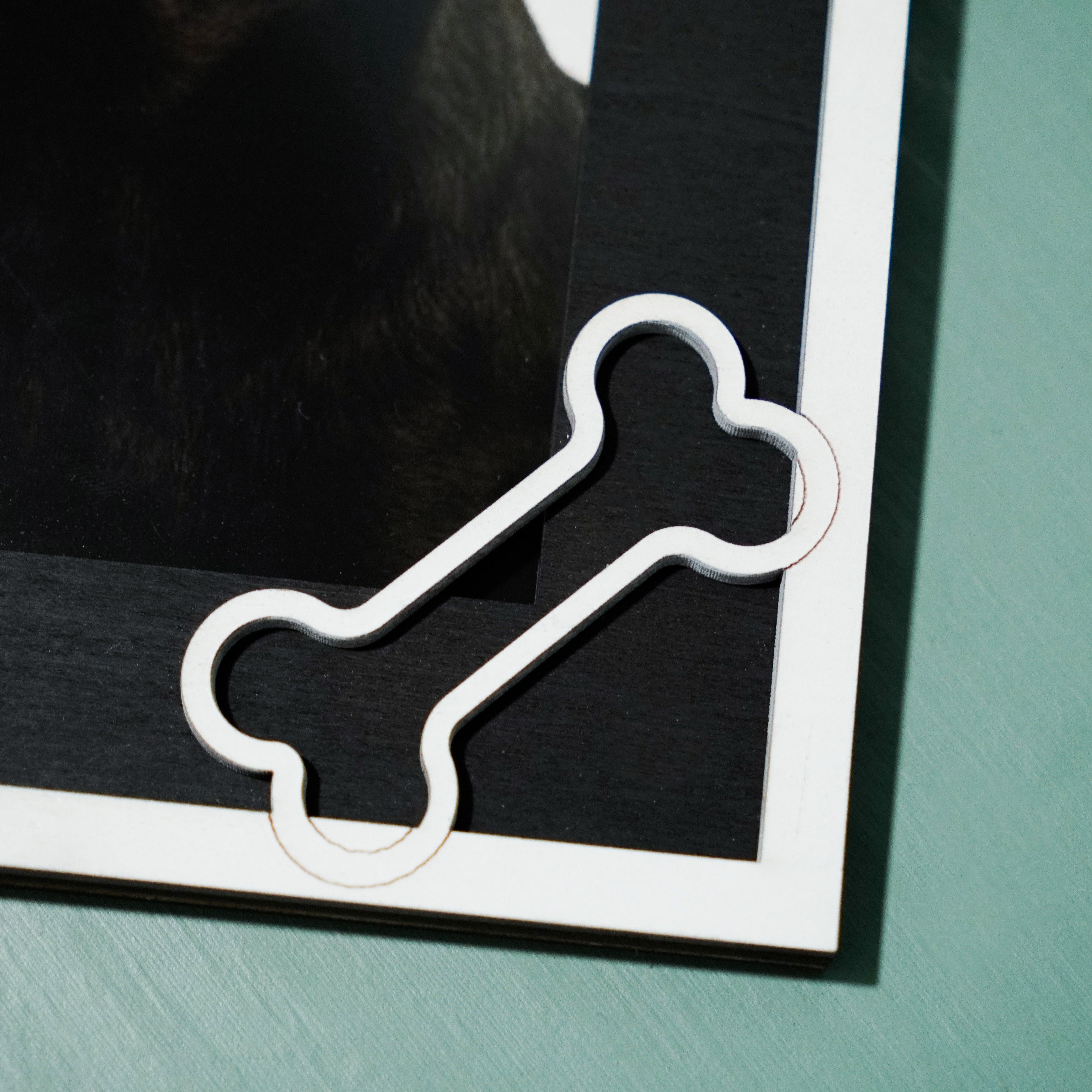 Wooden Dog Picture Frame, Pet Memorial Frame, In Loving Memory Of Dog