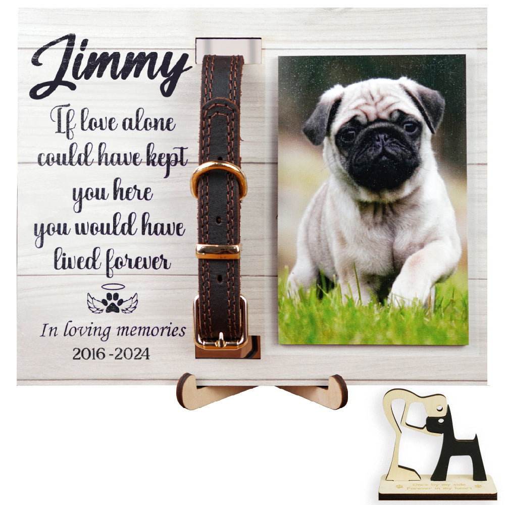 DNPETS Pet Memorial Printed Wooden Photo Frame Dog Loss Gift