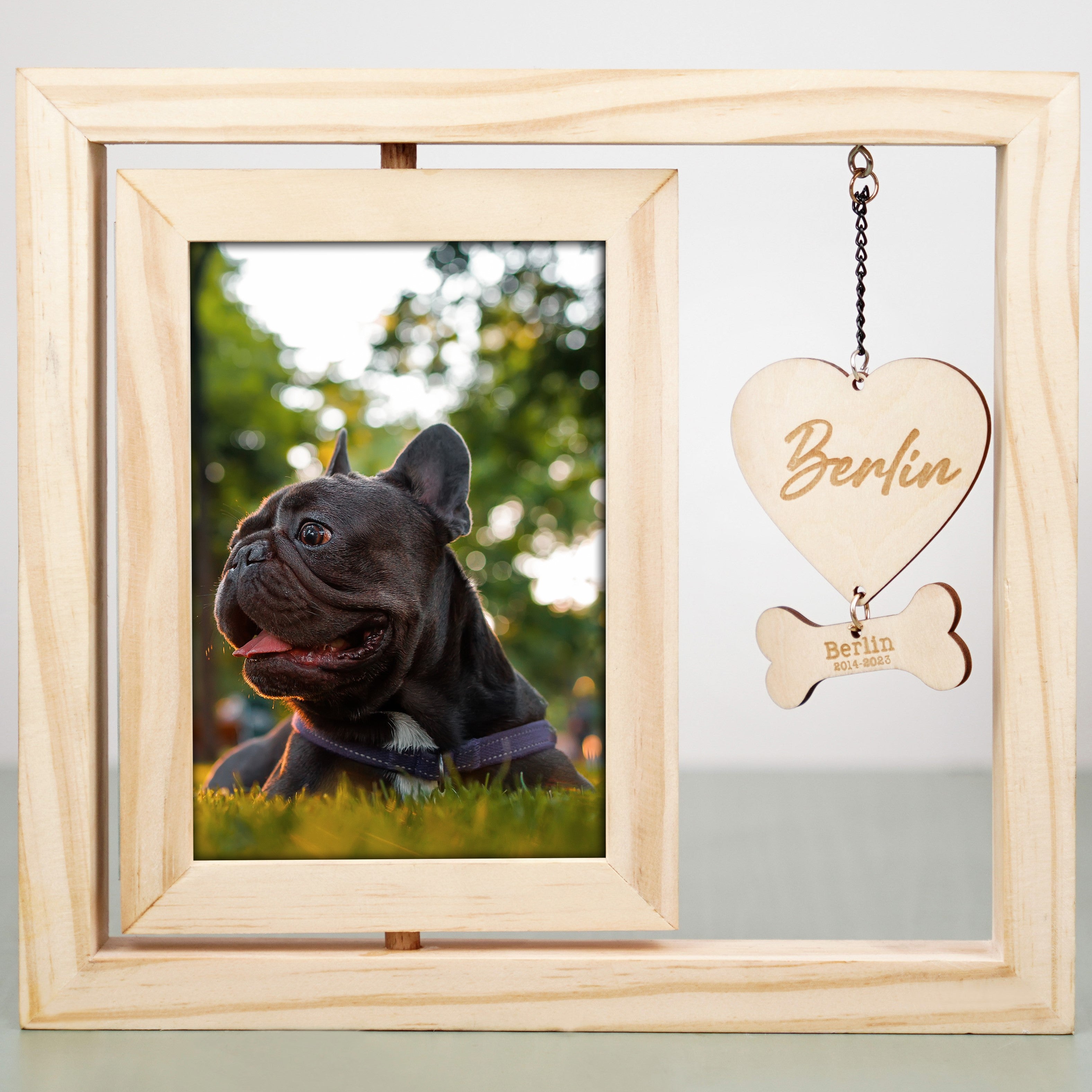 DNPETS Dog Picture Frame Cat Dog Loss Rememberance Gifts