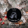 Personalized Pregnancy Announcement Ornament, Sonogram Picture Ornament, Ultrasound Picture Ornament, Bumps First Christmas Ornament Xmas Tree Home Decor Gifts for Expecting Grandparents Parents