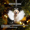 Personalized Pet Memorial Ornament with Photo, Dog Memorial Christmas Ornament, Pet Loss Gift, Dog Memorial Gift, Dog Remembrance Keepsake