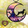 Weimaraner Dog Memorial Suncatcher Window Hanging Remembrance Gift