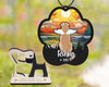 Personalized Dog Memorial Suncatcher Custom Name And Dog Breeds, Sun catcher Sympathy gift