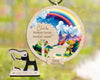 DNPETS Personalized Pet Memorial Suncatcher Pet Breeds Ornament