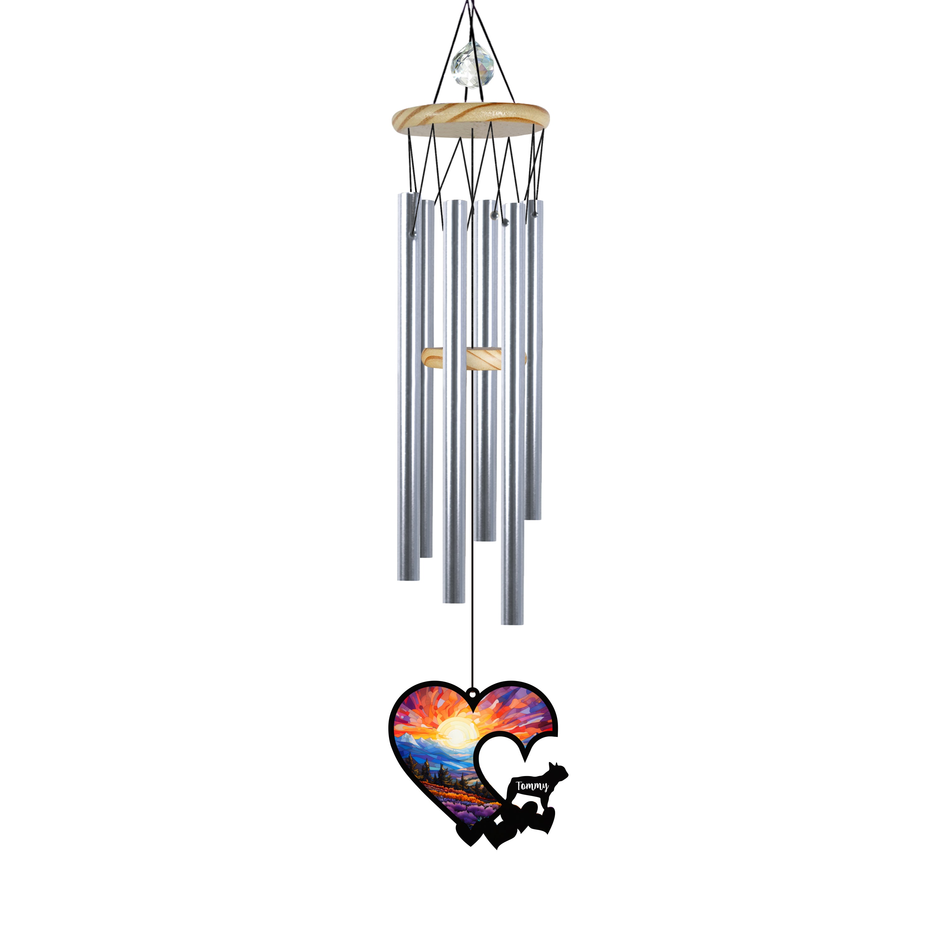 Wind Chimes, Garden Wind Chimes, Memorial Wind Chimes, Windchimes suncatcher gift sympathy