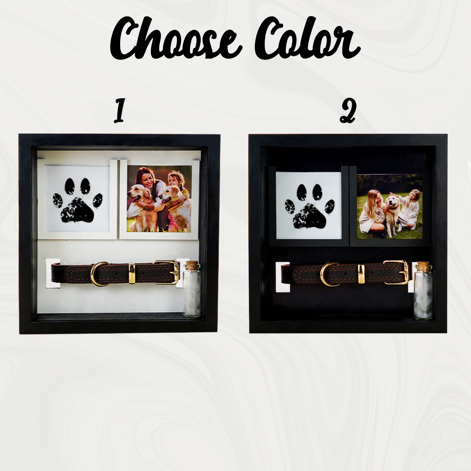 Personalized Pet Memorial Shadow Box, Loss Of Pet, Pet Sympathy Gift, Pet Memorial Shadow Box