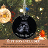 Personalized Pregnancy Announcement Ornament, Sonogram Picture Ornament, Ultrasound Picture Ornament, Bumps First Christmas Ornament Xmas Tree Home Decor Gifts for Expecting Grandparents Parents