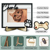 DNPETS Soulful Wooden Pet Picture Frame Pet Memorial Frame