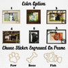 DNPETS Soulful Wooden Pet Picture Frame Pet Memorial Frame