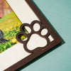 DNPETS Soulful Wooden Pet Picture Frame Pet Memorial Frame