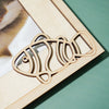 DNPETS Soulful Wooden Pet Picture Frame Pet Memorial Frame