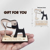 DNPETS Heartfelt Pet Memorial Picture Frame Paw Print Wood Sign Hanging Rope For Wall