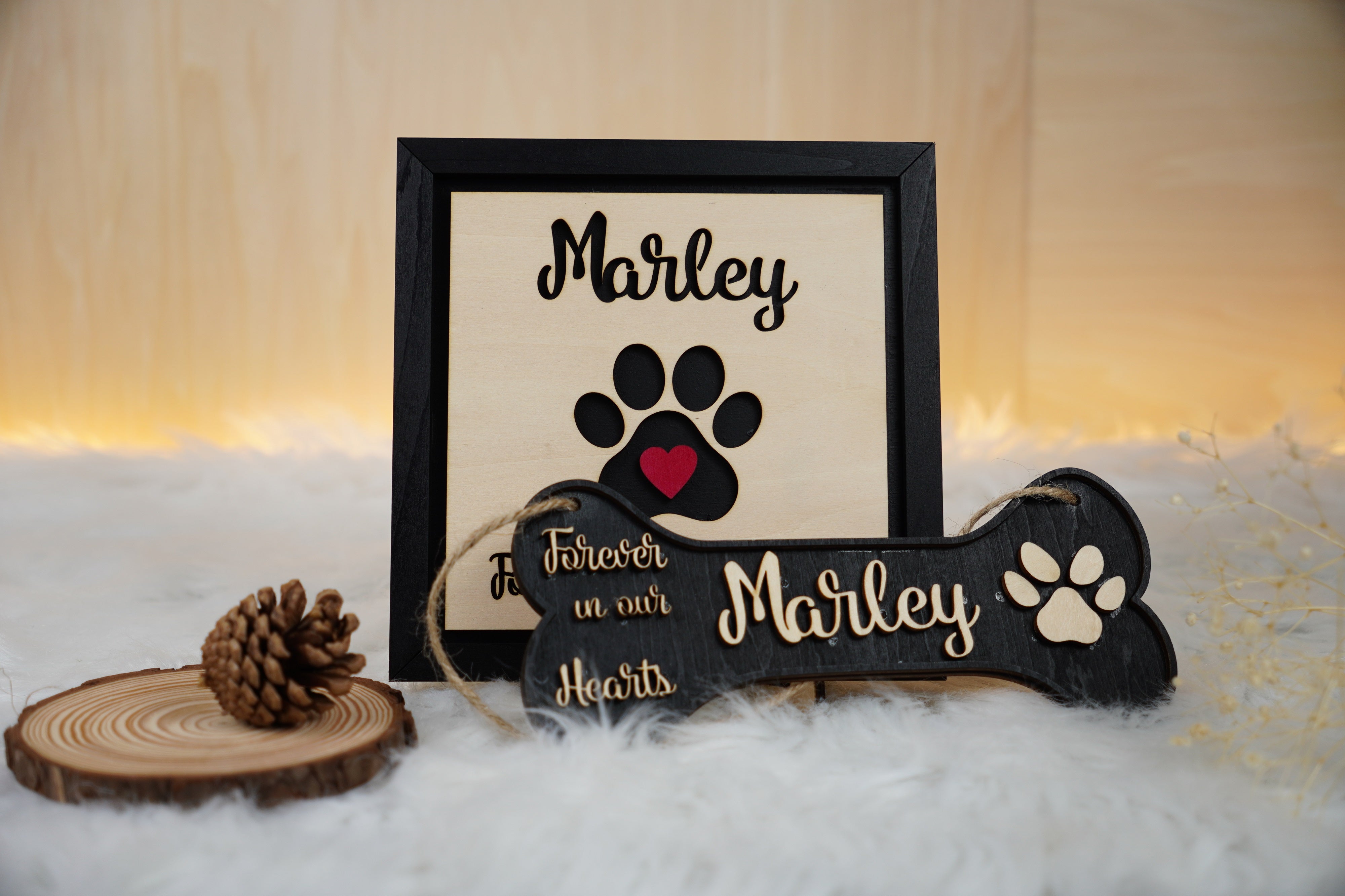 DNPETS Sentimental Personalized Pet Memorial Frame Loss of Dog Gift