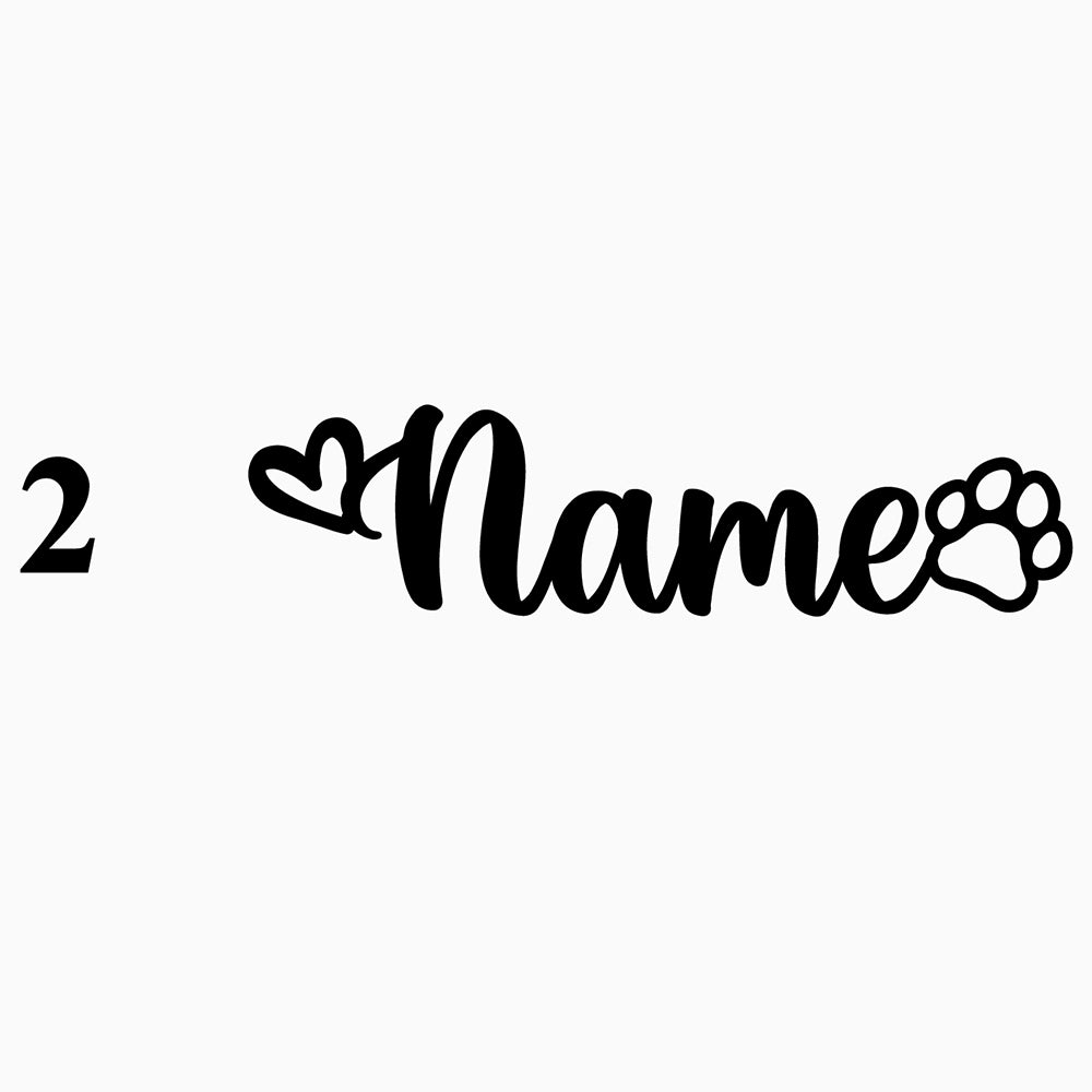 DNPETS Wooden Pet Name with Paw Gift for Dog Mom Dog Dad