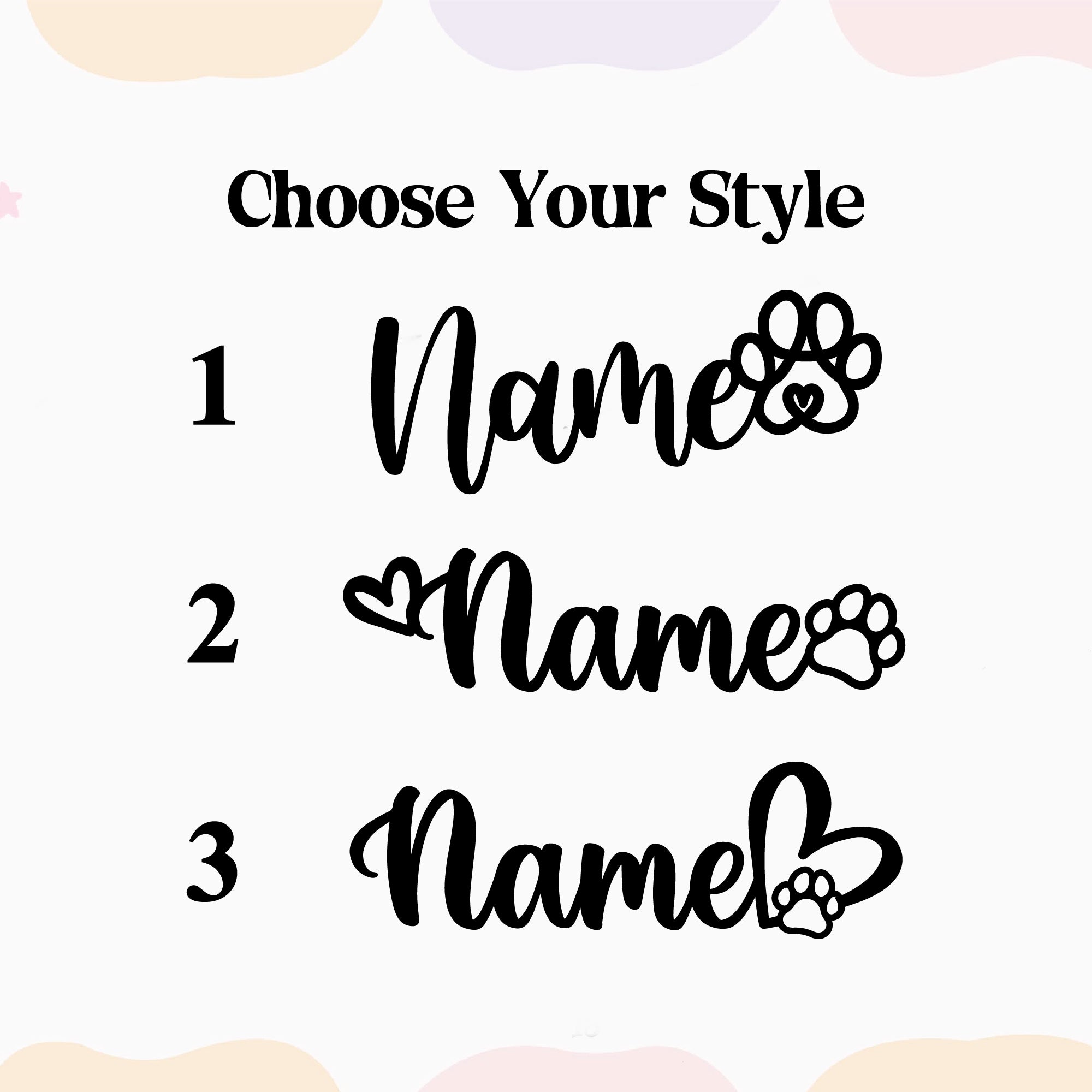 DNPETS Wooden Pet Name with Paw Gift for Dog Mom Dog Dad