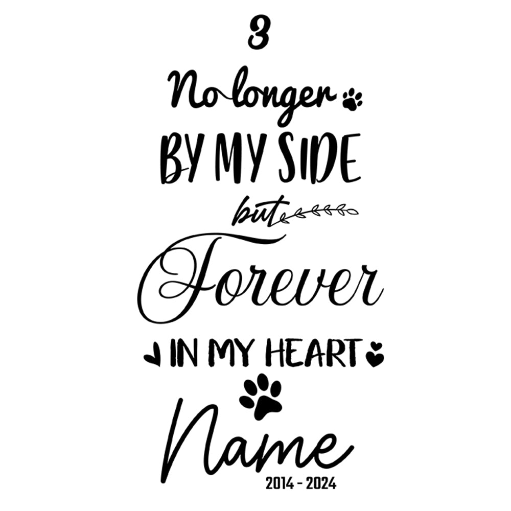 DNPETS Pet Memorial Printed Wooden Photo Frame Dog Loss Gift