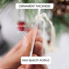 Retirement Christmas Ornament 2023 Coworker Gifts for New Job Retirement Ornaments Gifts for Women Acrylic Hanging Keepsake Birthday