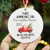 Retirement Ornament 2023 Retired Christmas Ornament Retirement Gifts Ideas for Women Happy Retirement Gifts for Mom Women's Retirement Gifts for Coworker Leader Friends Retirement Ornament