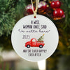 Retirement Ornament 2023 Retired Christmas Ornament Retirement Gifts Ideas for Women Happy Retirement Gifts for Mom Women's Retirement Gifts for Coworker Leader Friends Retirement Ornament