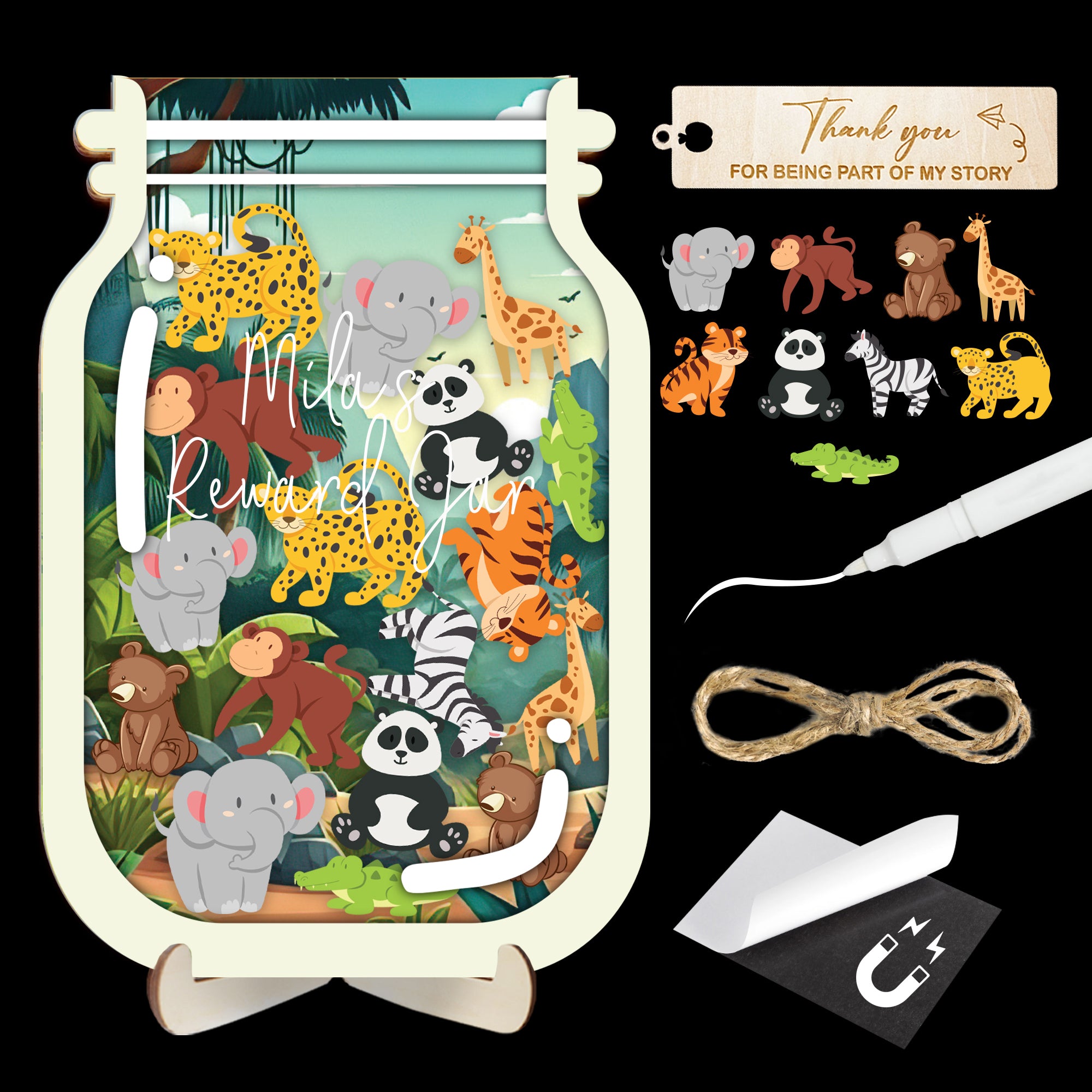 Jun Reward Jar, Back to school gift (Copy)