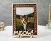 DNPETS Soulful Pet Memorial Picture Frame Memorial Frame With Woof Print Photo