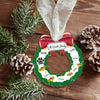 Personalized Wreath Family Christmas Ornaments 2023 Family Tree Wall Decor Lovely Keepsake Hanging on Christmas Tree for Kids Children